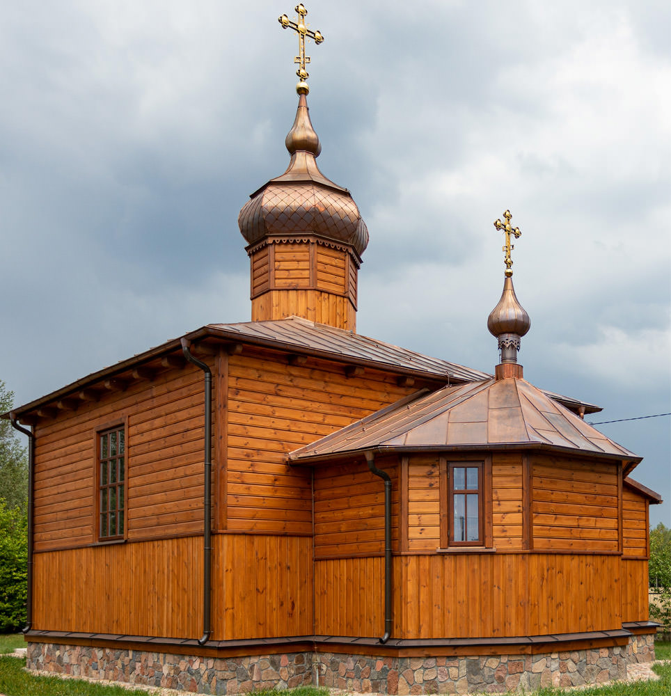 Cerkiew Podwyższenia Krzyża Pańskiego w Dobratyczach po renowacji