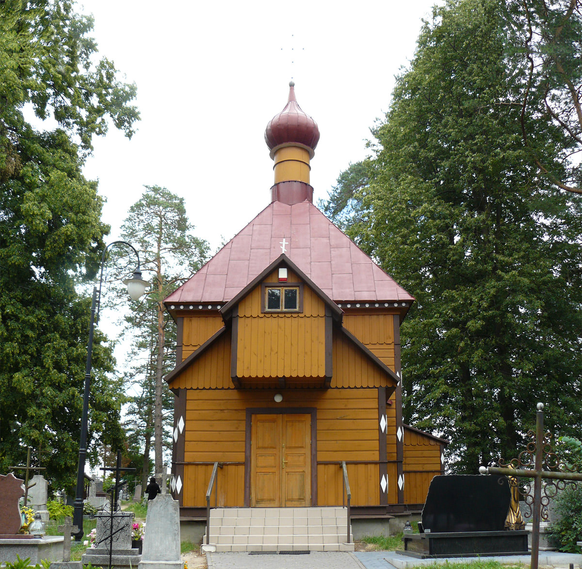 Cerkiew św. św. Cyryla i Metodego w Białowieży przed renowacją