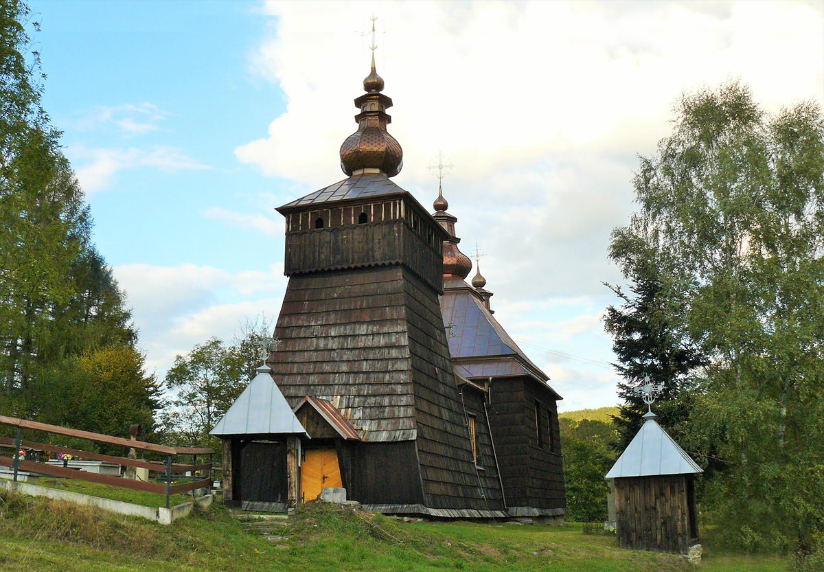 Cerkiew św. Apostoła Łukasza w Kunkowej przed renowacją